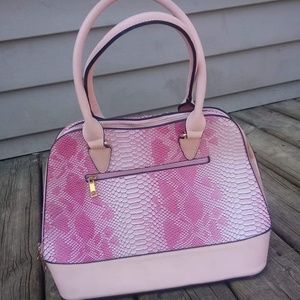 Tri color pink purse